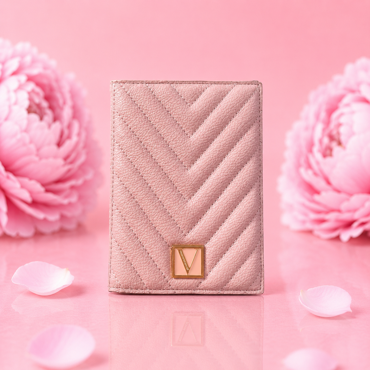 Portapasaporte Rosa