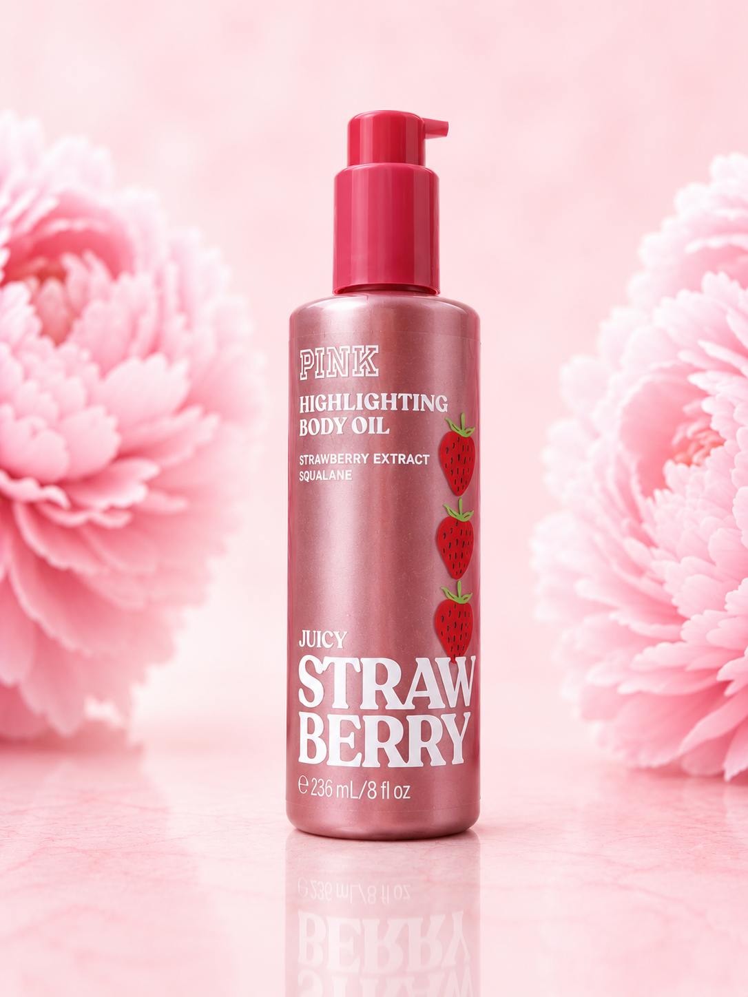 Aceite Corporal Iluminador Strawberry