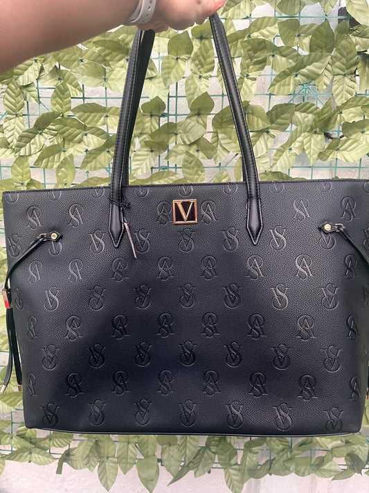 Tote negro monograma