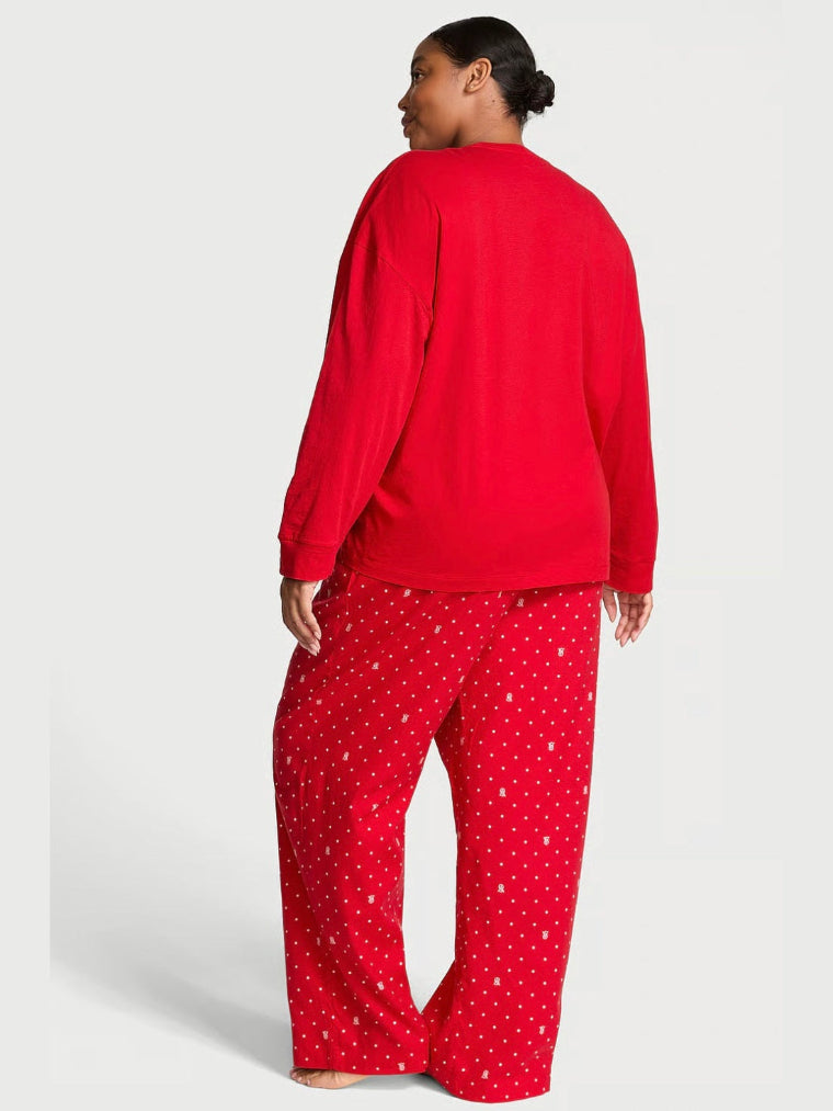 Pijama VS rojo algodon